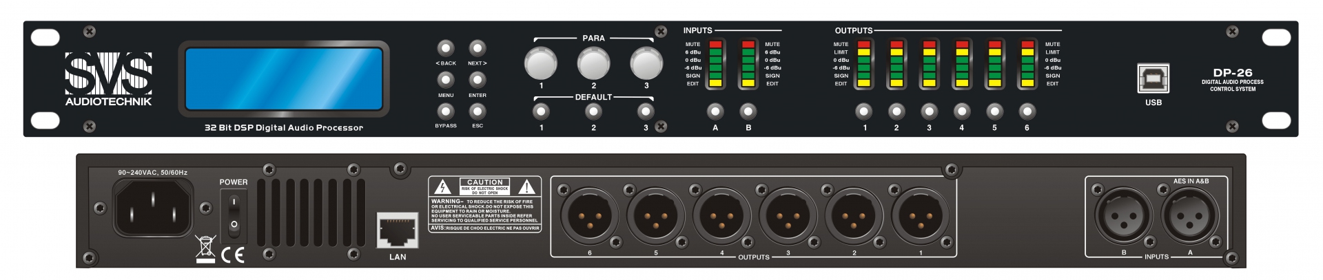 SVS Audiotechnik DP-26 Цифровой процессор: 2 входа 6 выходов в Тынде