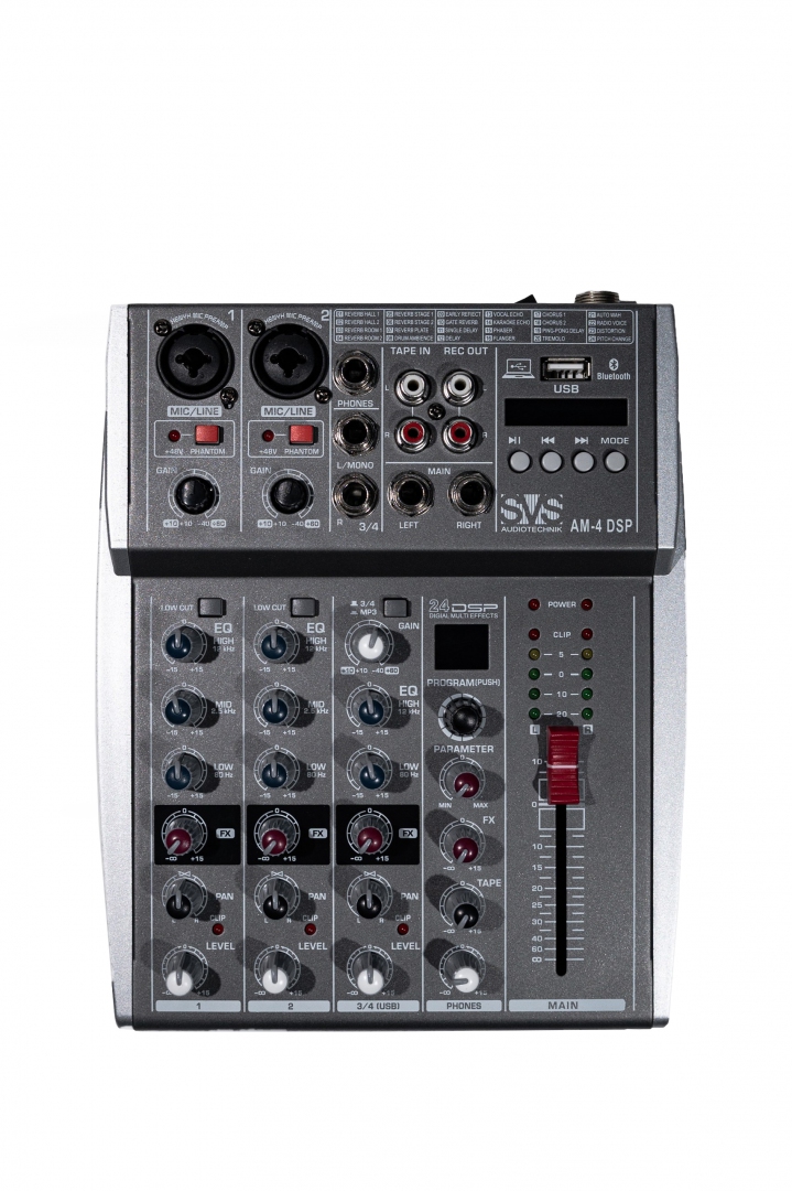 SVS Audiotechnik mixers AM-4 DSP Аналоговый микшерный пульт, 4-канала в Тынде