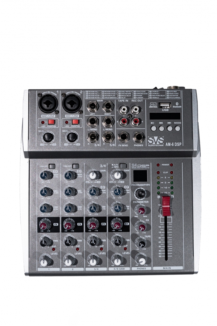 SVS Audiotechnik mixers AM-6 DSP Микшерный пульт аналоговый, 6-канальный SVS Audiotechnik mixers в Тынде