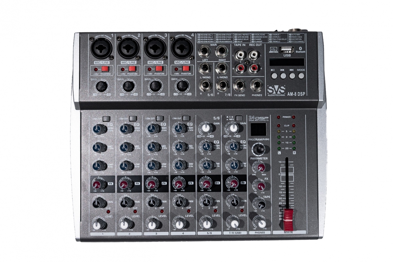 SVS Audiotechnik mixers AM-8 DSP Микшерный пульт аналоговый, 8-канальный в Тынде